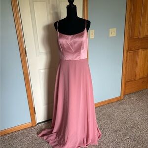 Allure Bridesmaids dress in dusty rose